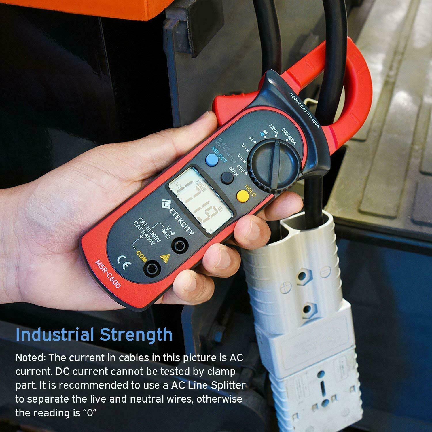 PRO Digital Multimeter Volt Meter Tester Electric OHM AC DC RMS Auto Range