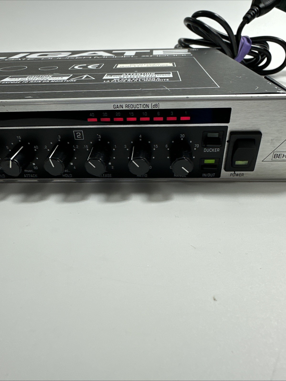 Behringer Intelligate XR2000 2-Ch Interactive Class-A Expander Gate Ducker