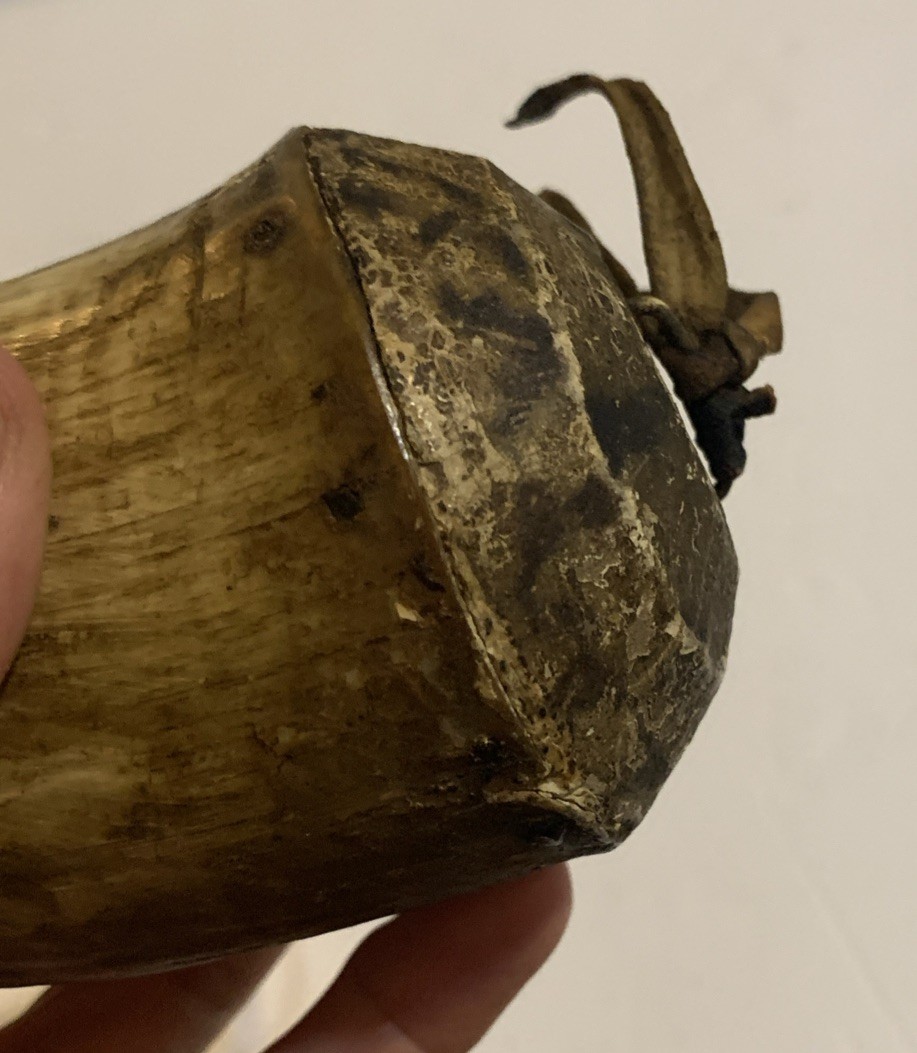 Antique Powder Horn for Muzzleloader