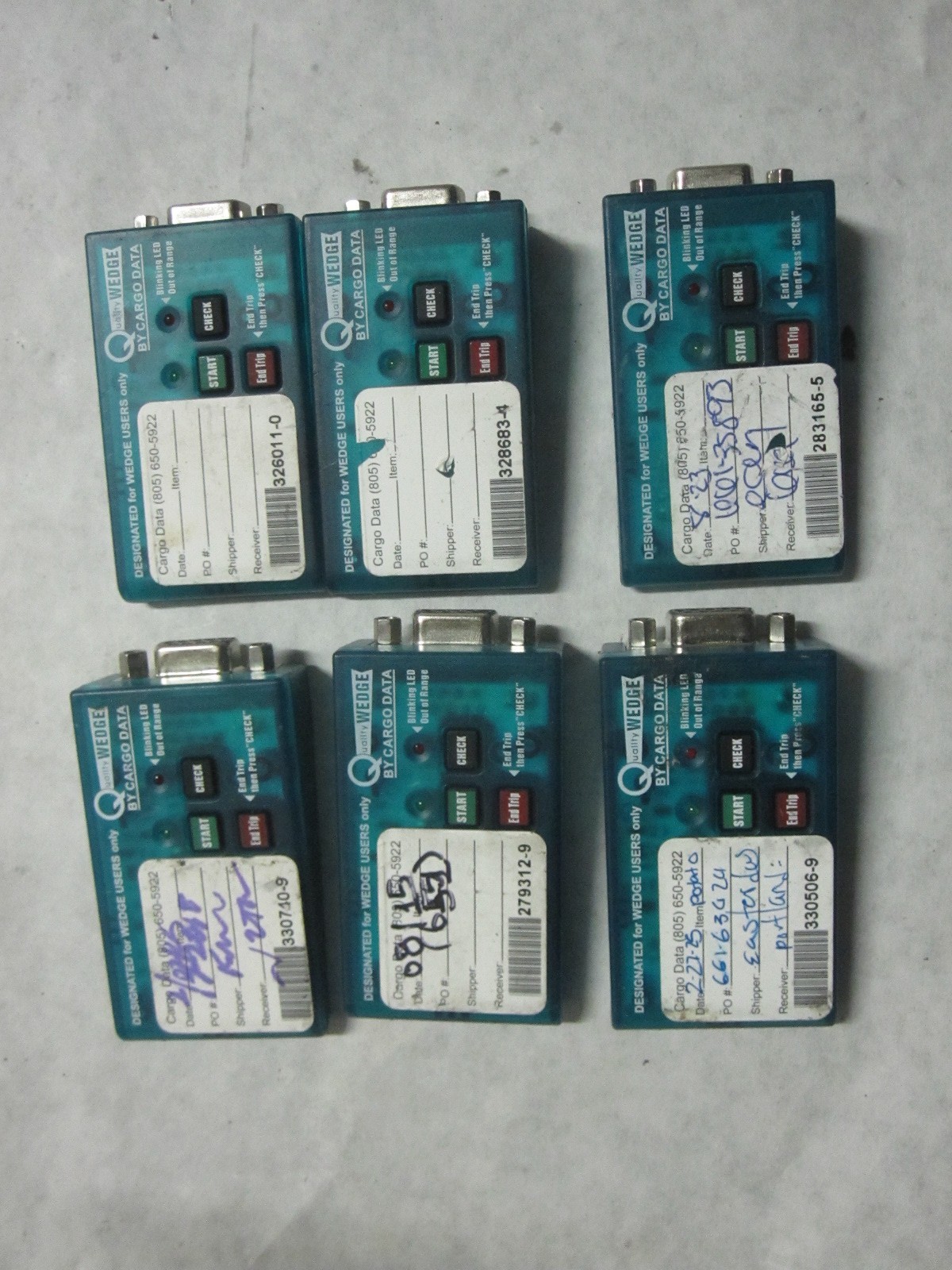 Quality Wedge Cargo Data Tracker 81x Trackers