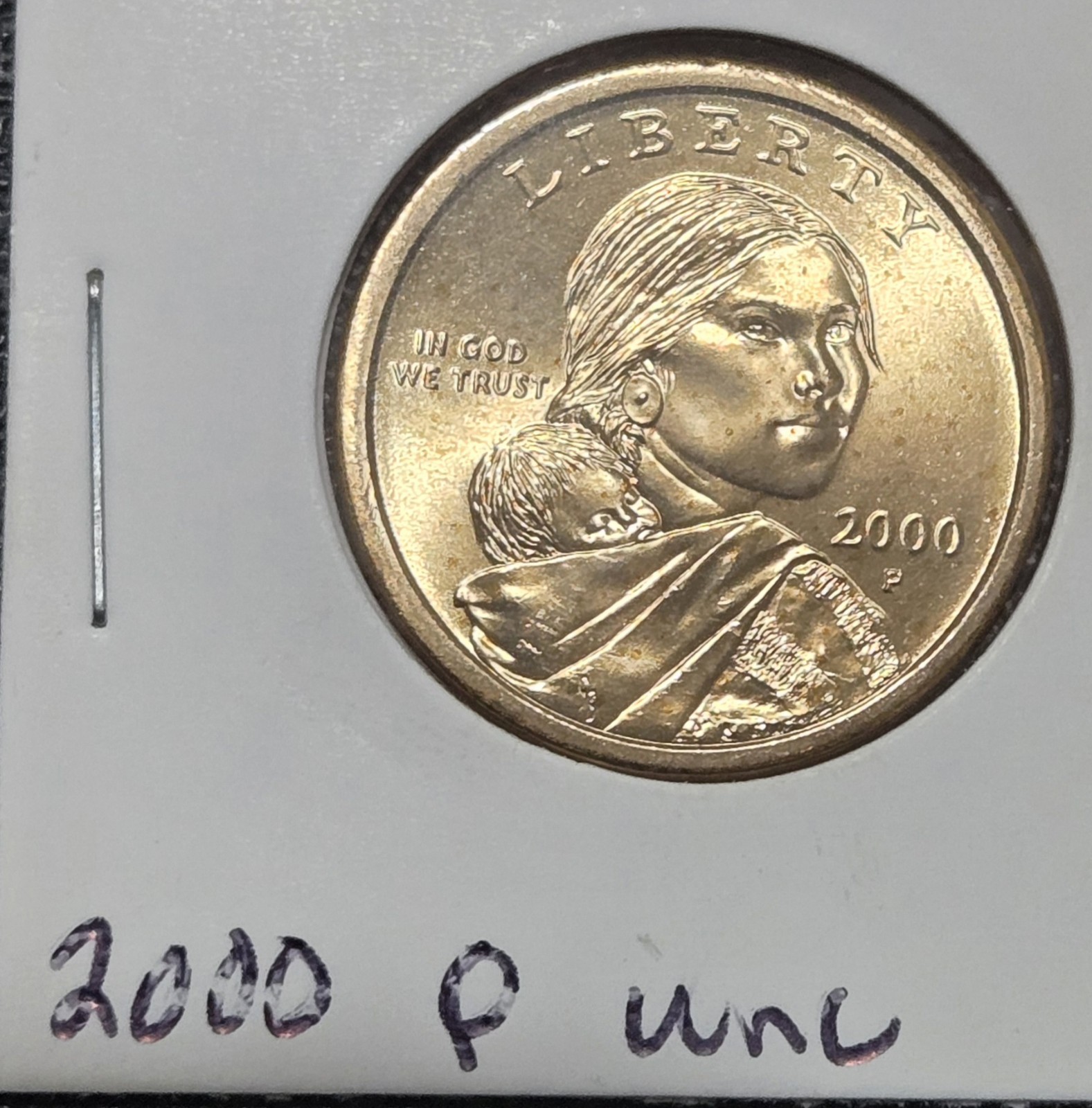 US 2000-P Uncirculated Sacagawea $1 Dollar Coin