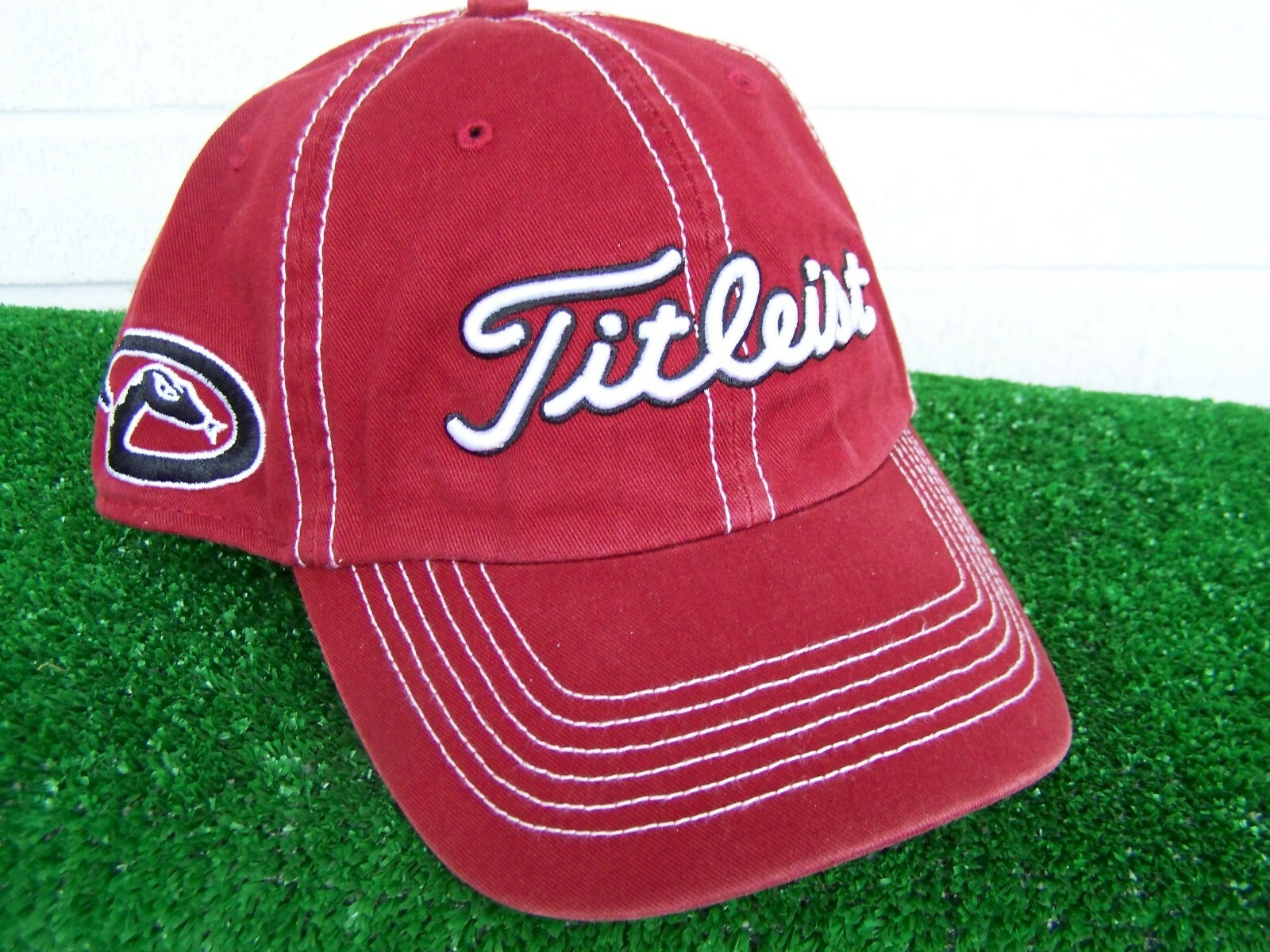 Titleist Arizona Diamondbacks Contrast Stitch Adjustable MLB Team Golf Hat Cap