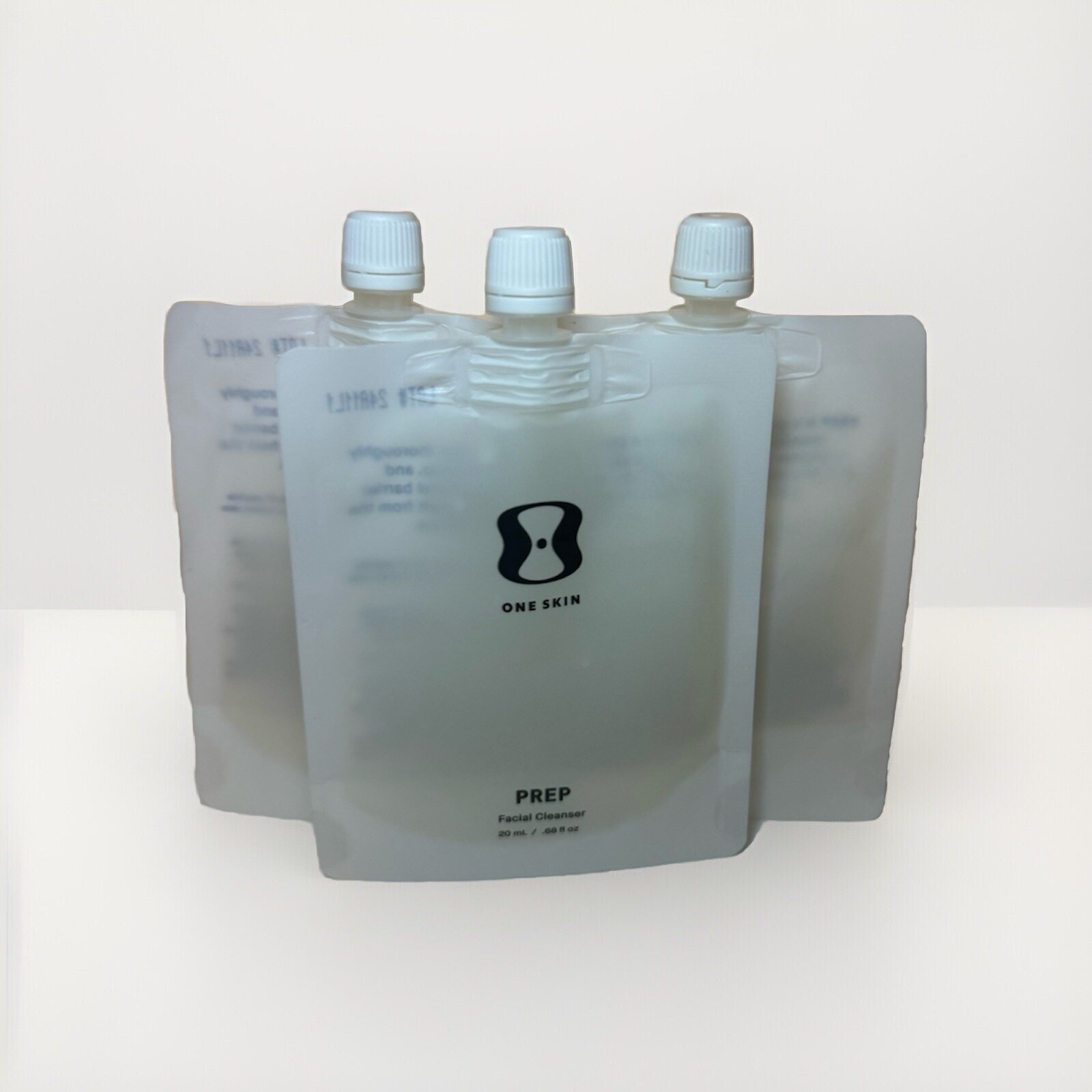 3PCS One Skin Prep Facial Cleanser 20ml Sample Set brand new unopened