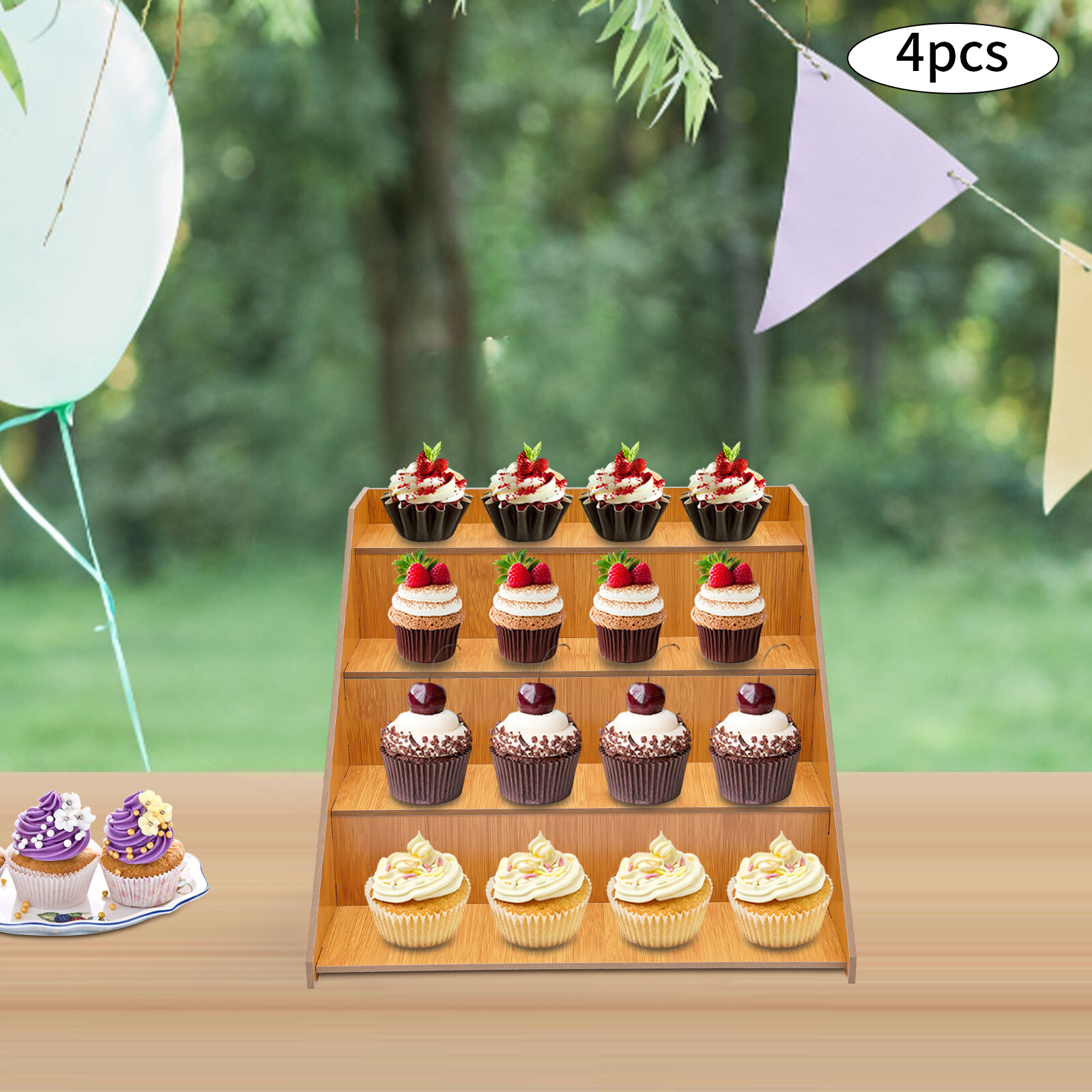 4 Tier Retail Display Rack, Display Rack, Tabletop Display Stand
