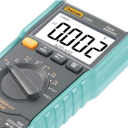 Auto-Ranging Digital Multimeter with Dual Waveform Generator, True RMS, NCV,