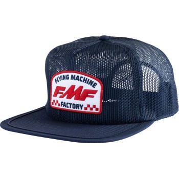 FMF Racing Snapback Chamber Hat Navy Made in the USA Free Shipping