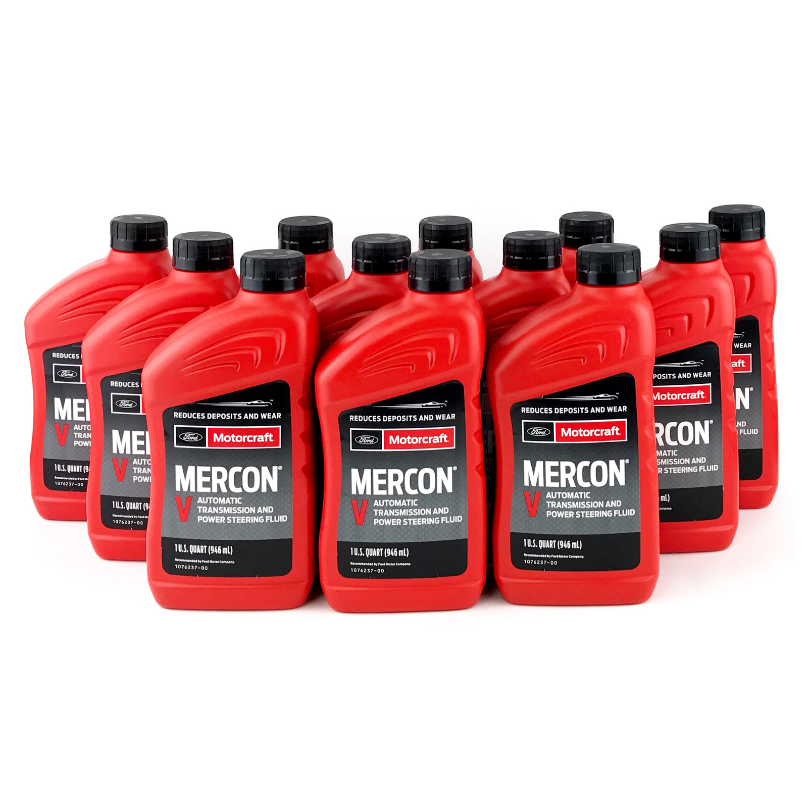 Motorcraft Mercon V Transmission Fluid XT-5-QMC Case 12 Quarts for Ford Vehicles