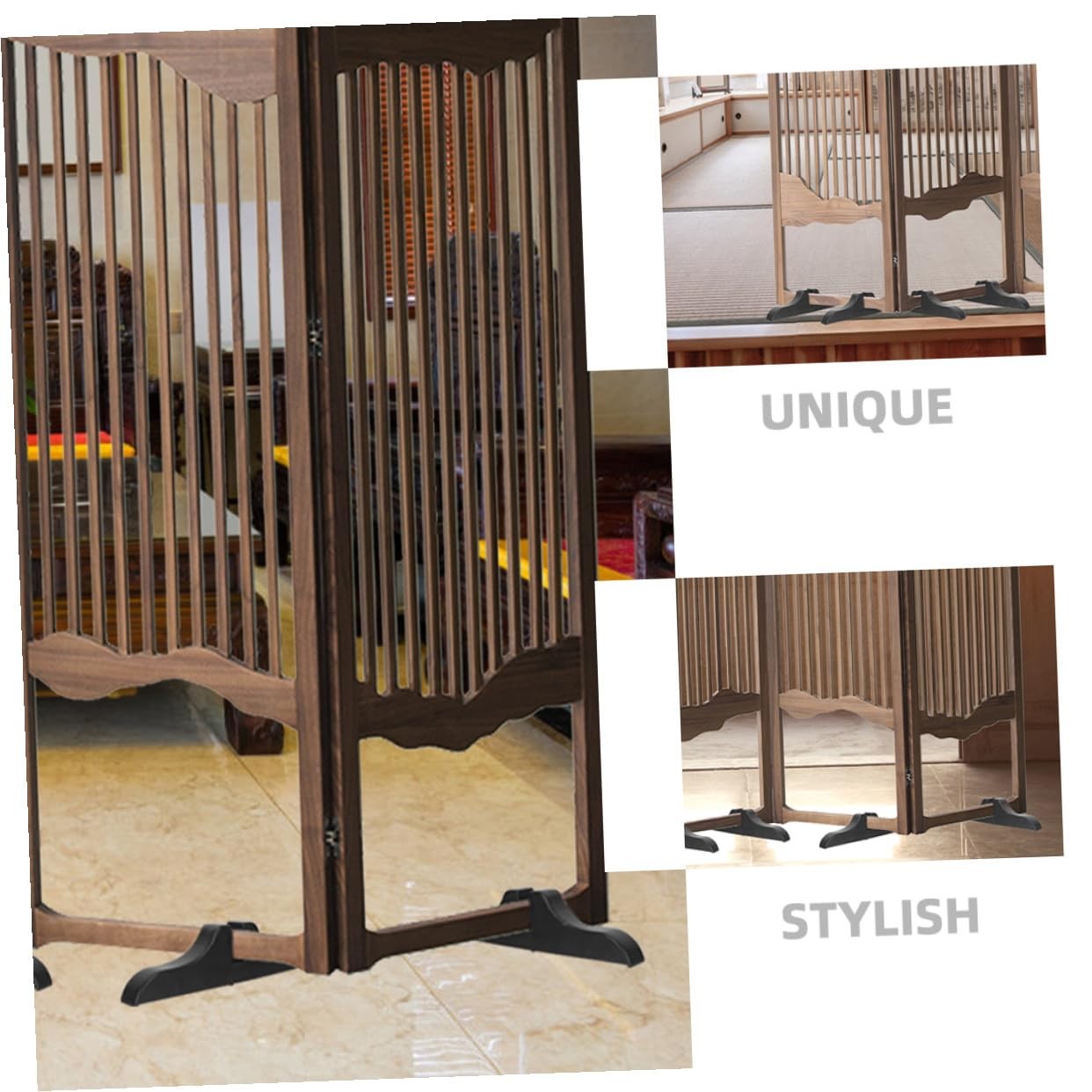 Divider Stabilizer Feet 4 Pack Folding Screen Partition Base Support Clips