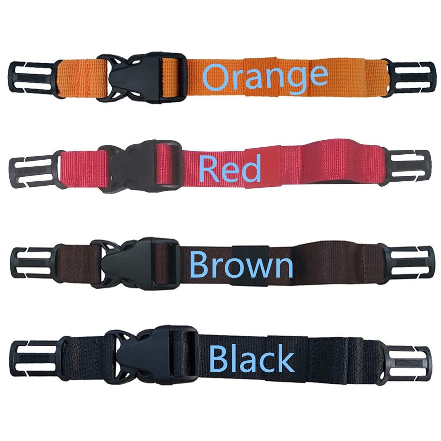 4 Pack Backpack Chest Strap Heavy Duty Adjustable Backpack Sternum Strap Ches...