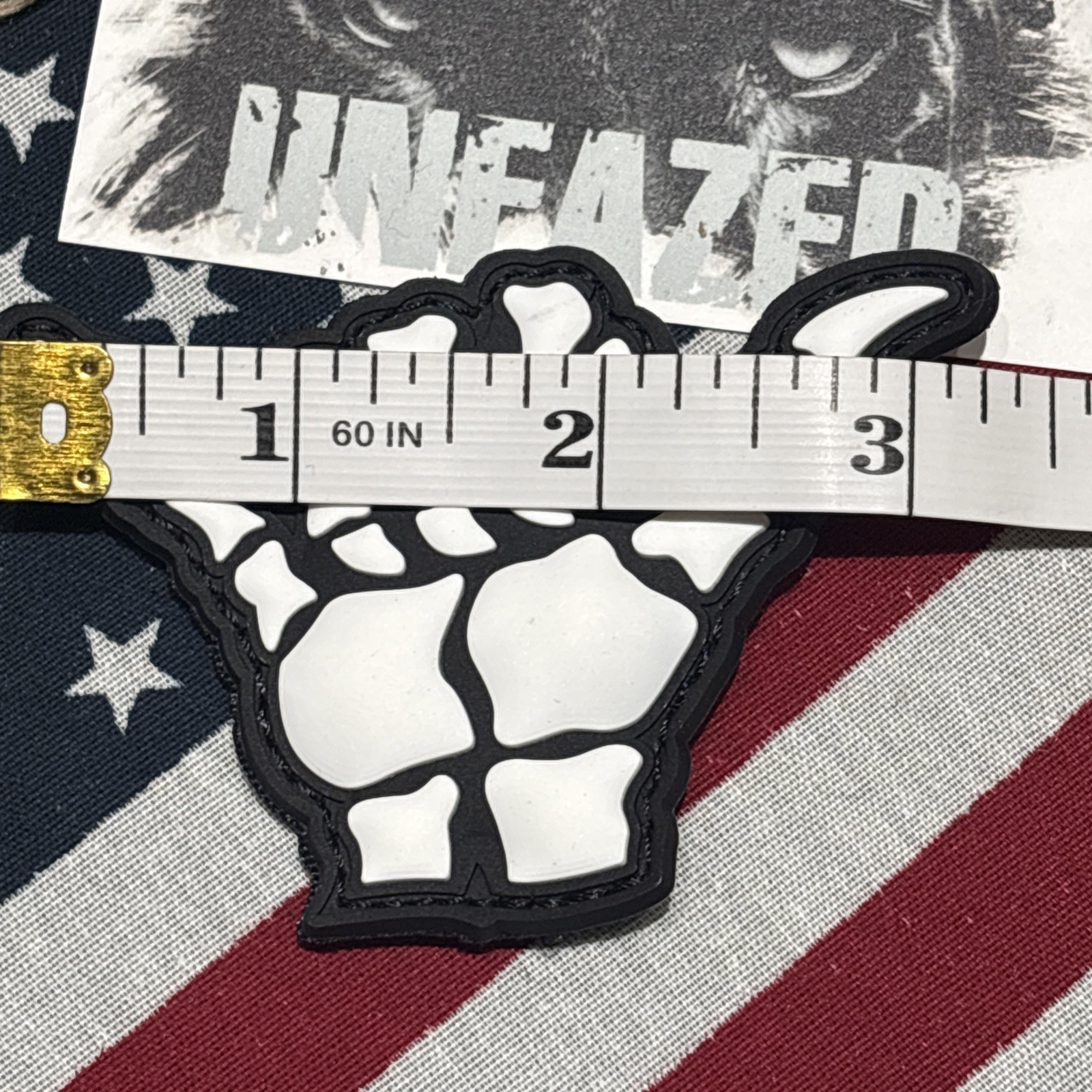 PvC 3D Hang Loose… B&W Morale Tactical Hook And Loop Patch High Quality 3d
