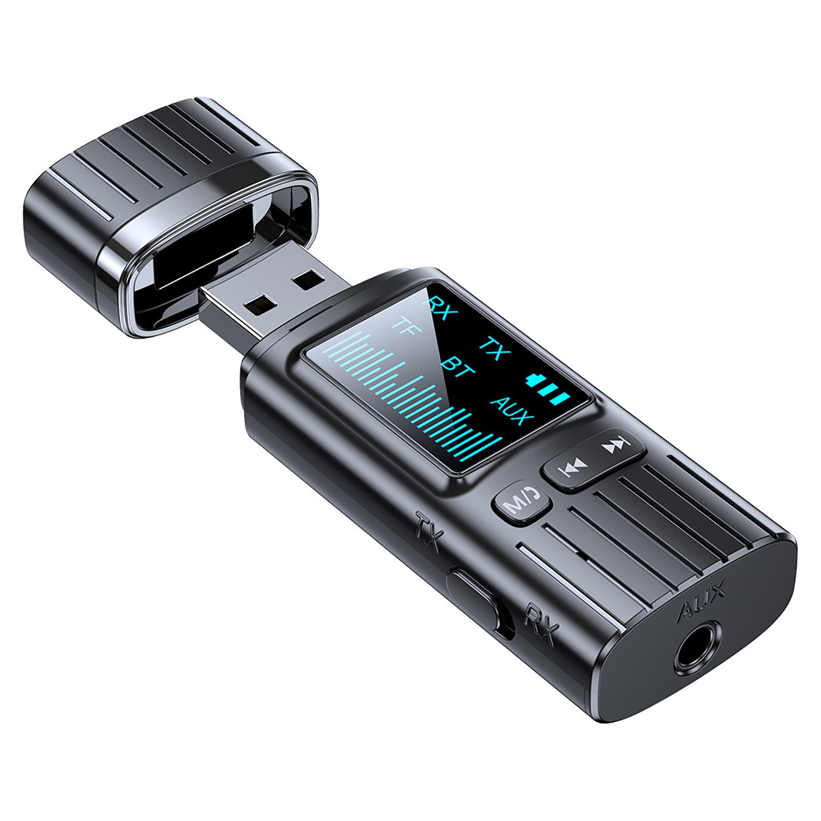 Bluetooth5.4 Transmitter Receiver 2-in-1 Wireless Audio 3.5mm Jack Aux Adapter
