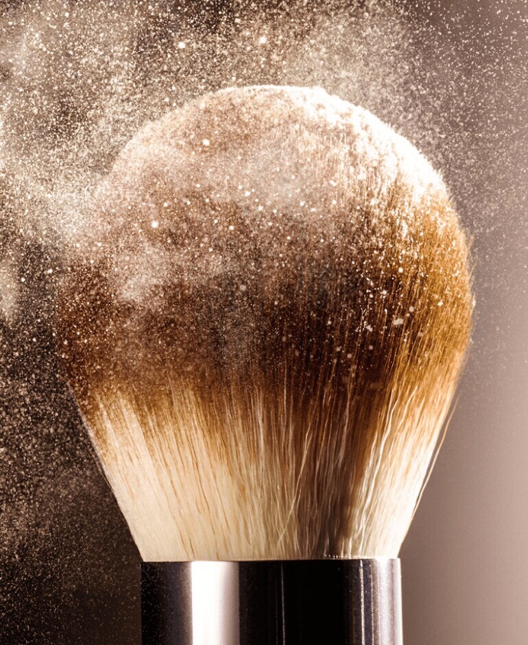Set of 2 brushes, La Mer Powder and Foundation Brushes