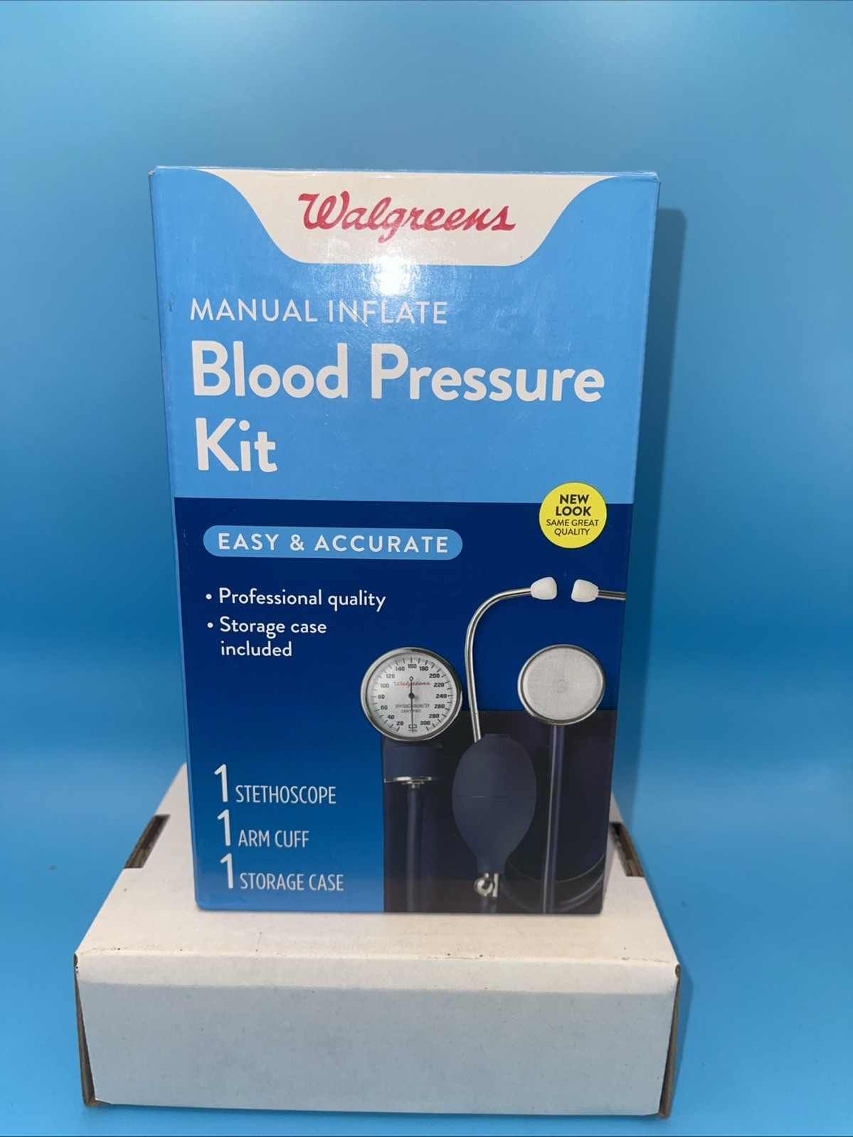 Walgreens Manual INflate Blood Presure Kit Easy & Accurate Professional Quality