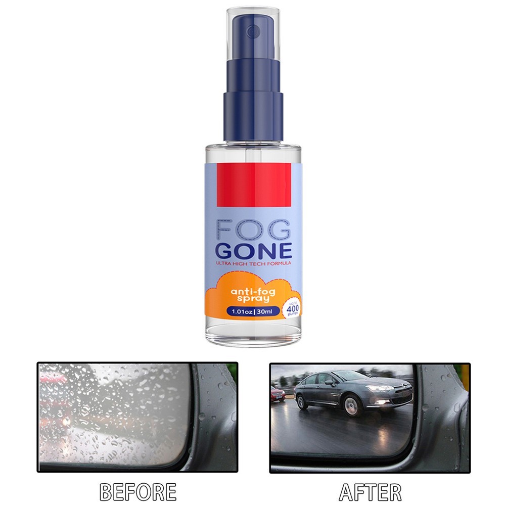 Clear Vision Anti Fog Spray for Enhanced Safety on Windshields and Mirrors