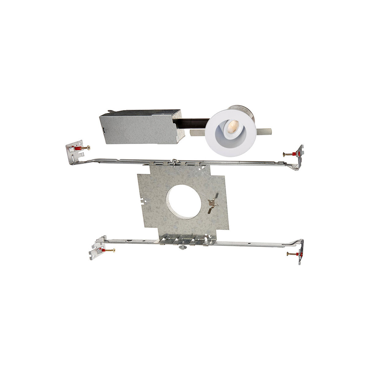 WAC Lighting HR-LED212E-27-WT LED White Miniature Recessed Downlight in 2700K