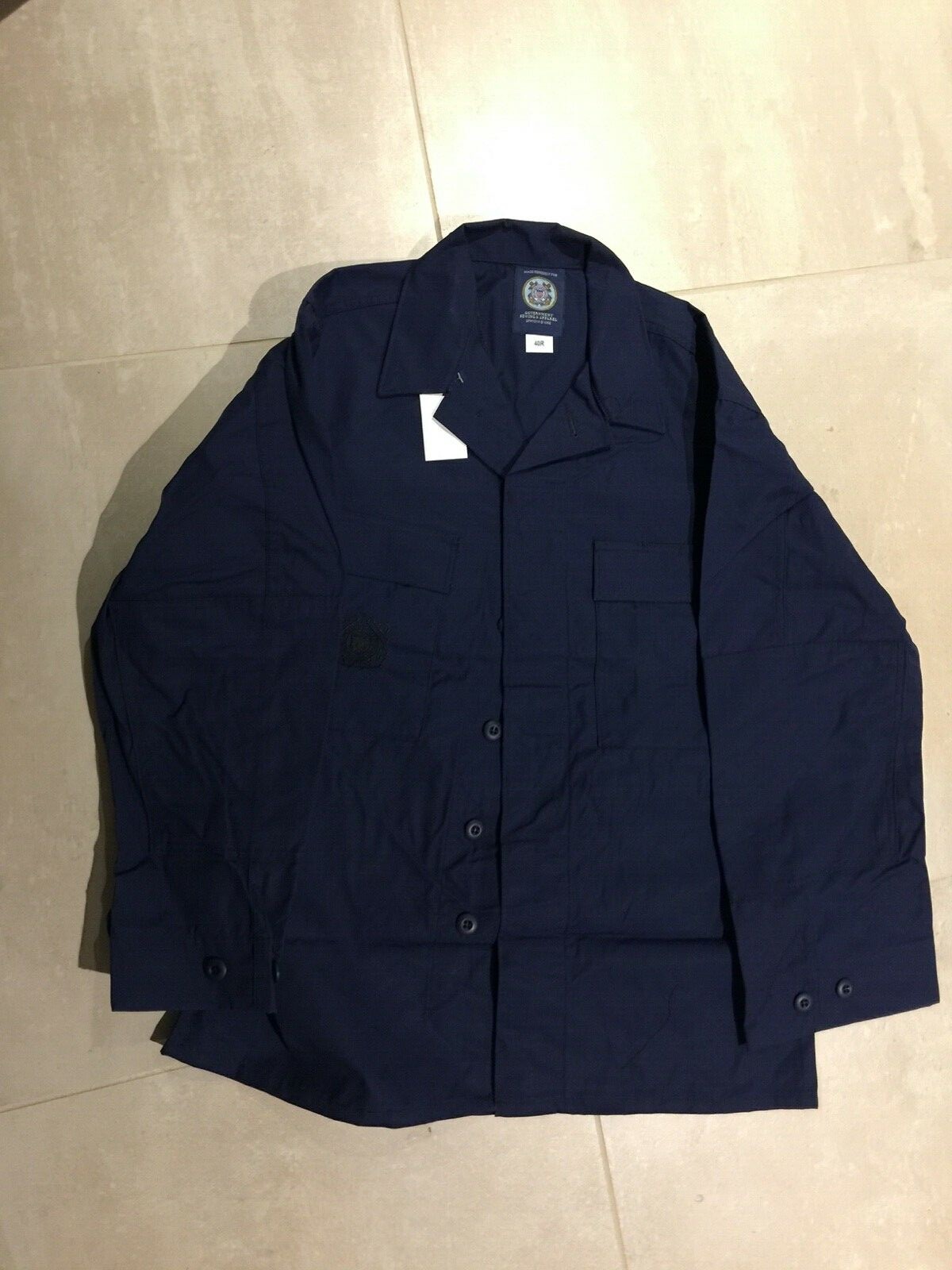 uscg  odu shirt, us made 2011, new old stock,  XL,44 short