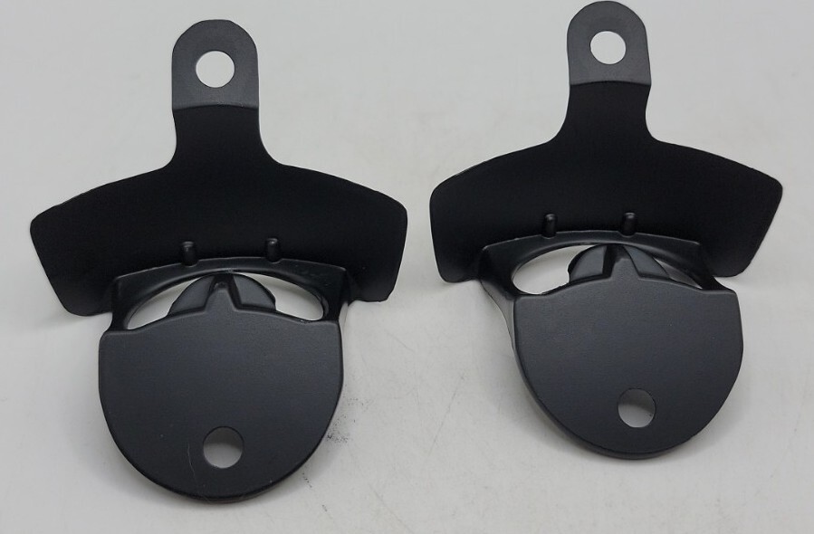 Black Beer Bottle Opener Wall Mounted, 2pk. New