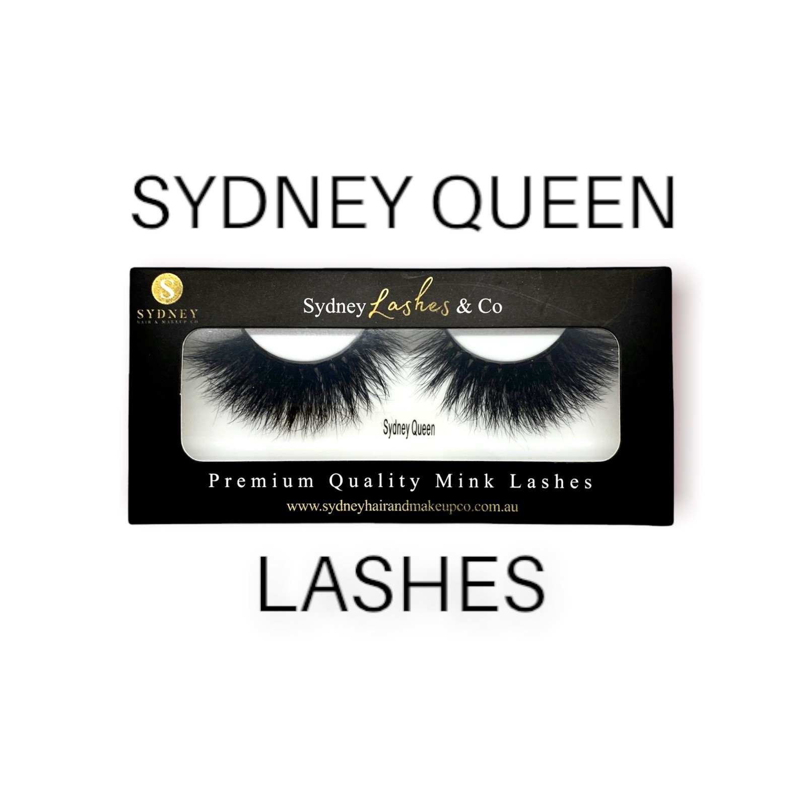 3D Faux Mink Eyelashes (Sydney Queen) Glam Strip Lashes | Sydney Queen Lashes