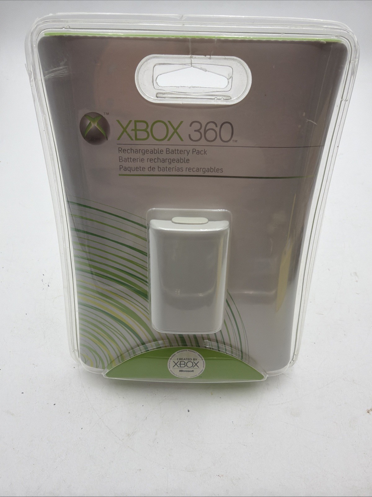 Microsoft Xbox 360 Rechargeable Battery Pack White Genuine - Brand New Sealed