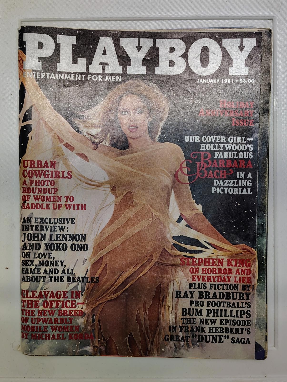 Vintage Playboy Magazine January 1981 Holiday Anniversary Issue
