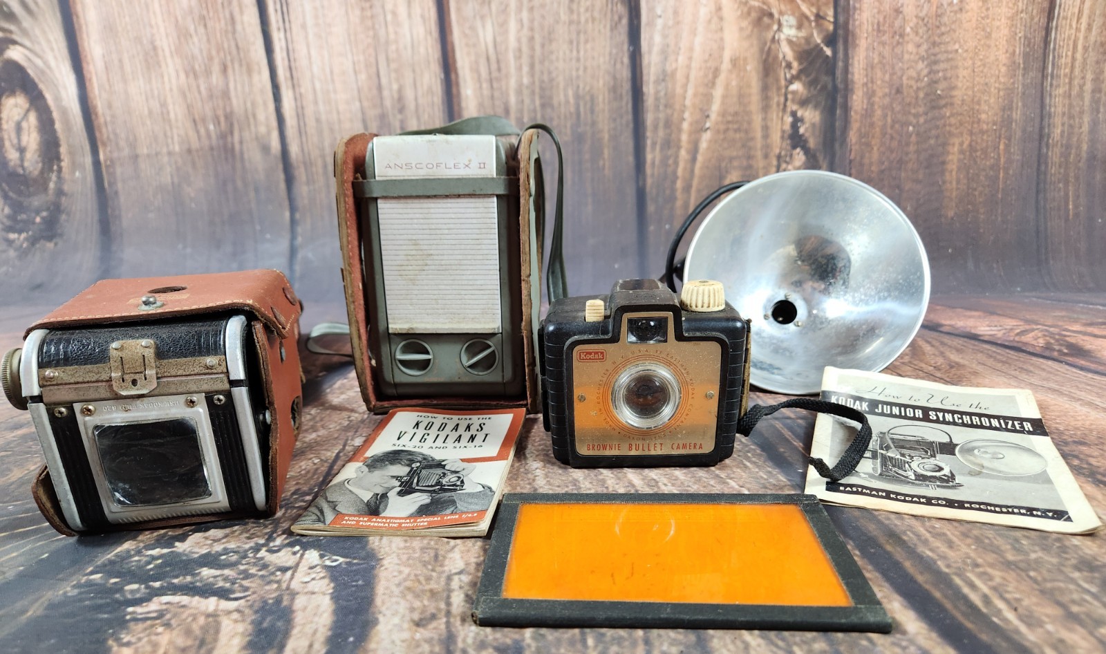 Bulk Lot Vintage Cameras Movie Props Equipment As-Is Parts Repair Old Stuff