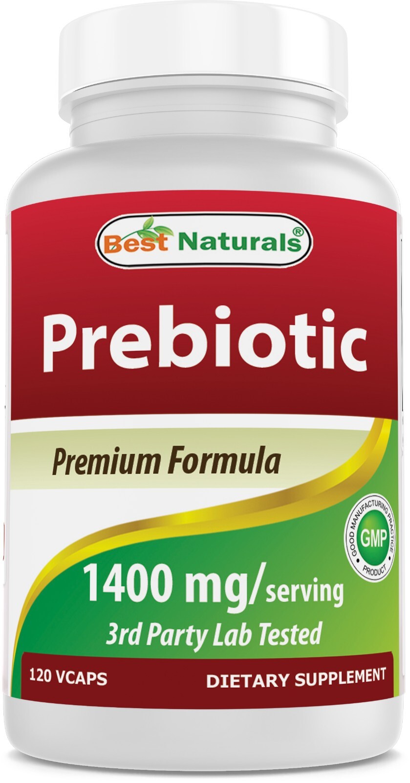 Best Naturals Prebiotics Fiber XOS 1400mg/ Serving 120 Vegetarian Capsules