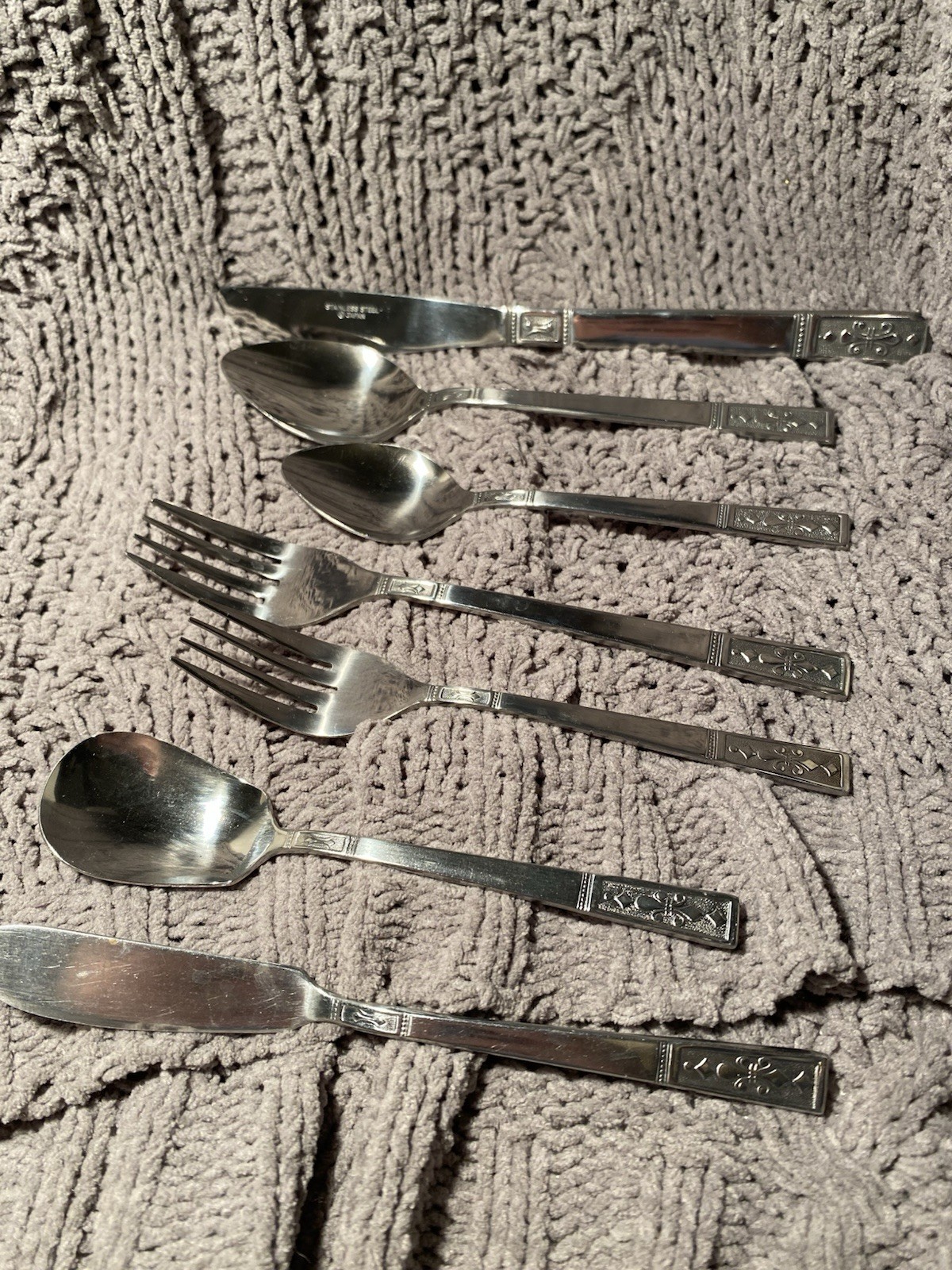 Flatware “Cortina” Pattern Stainless Steel