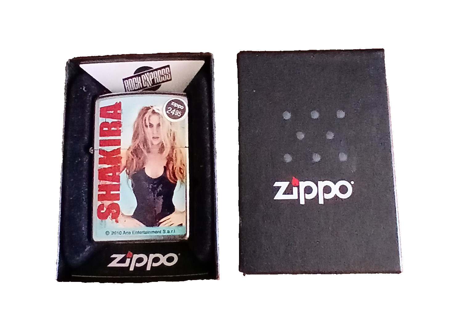 Zippo Shakira Rock Express Lighter 2010 - NEW