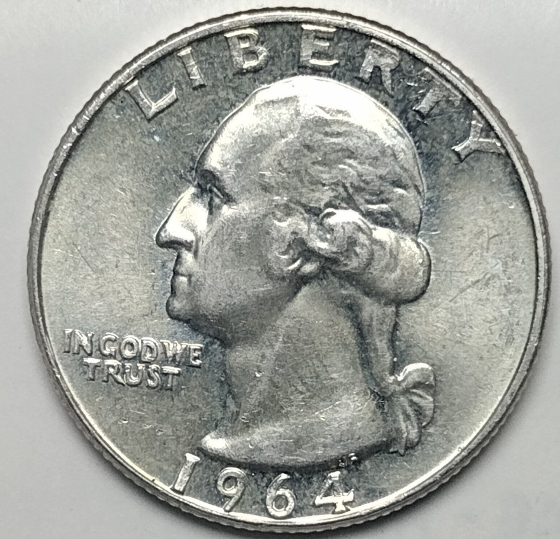 1964 25C Washington Quarter