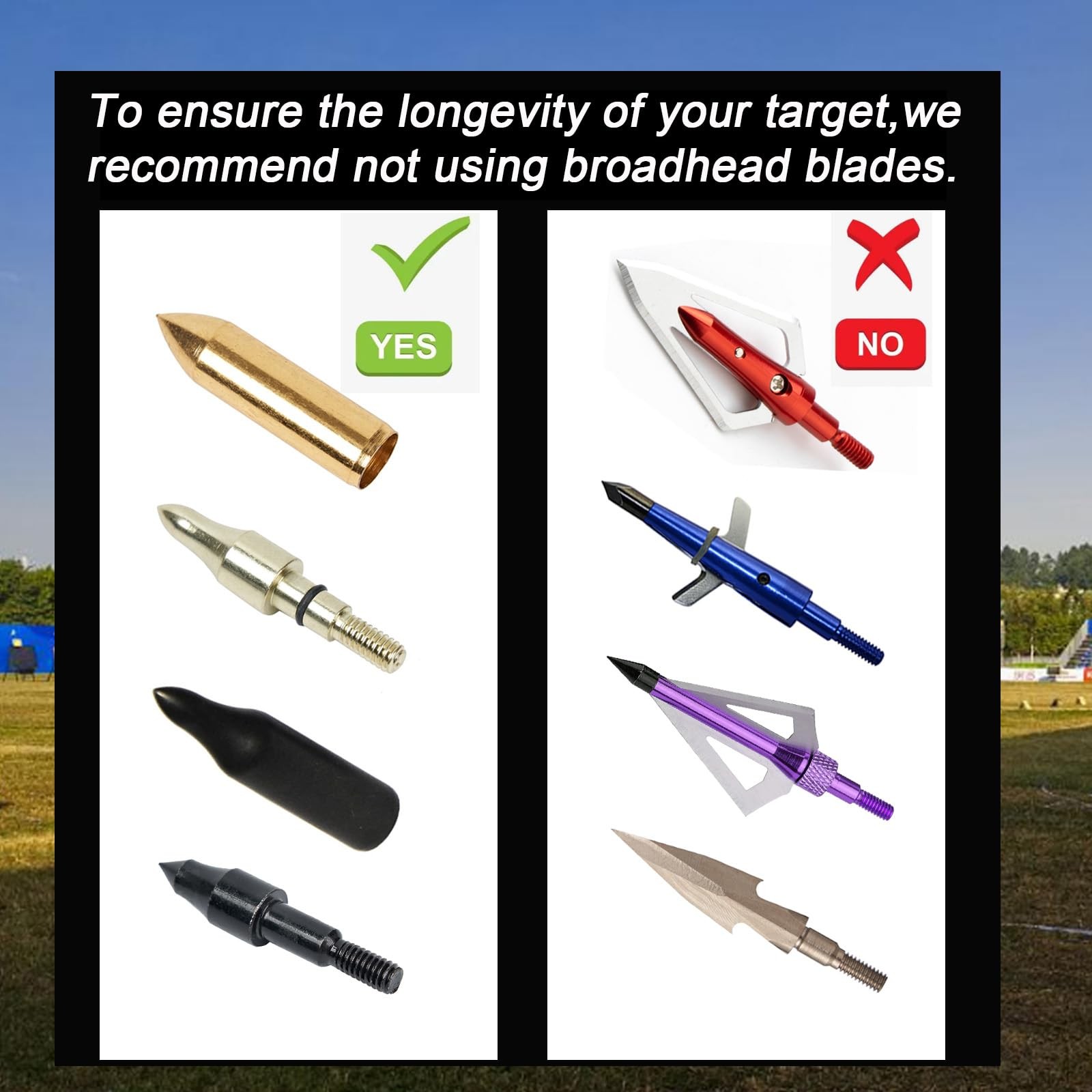Archery Targets for Backyard with 20 pcs Archery Paper Targets and Arrow Pull...