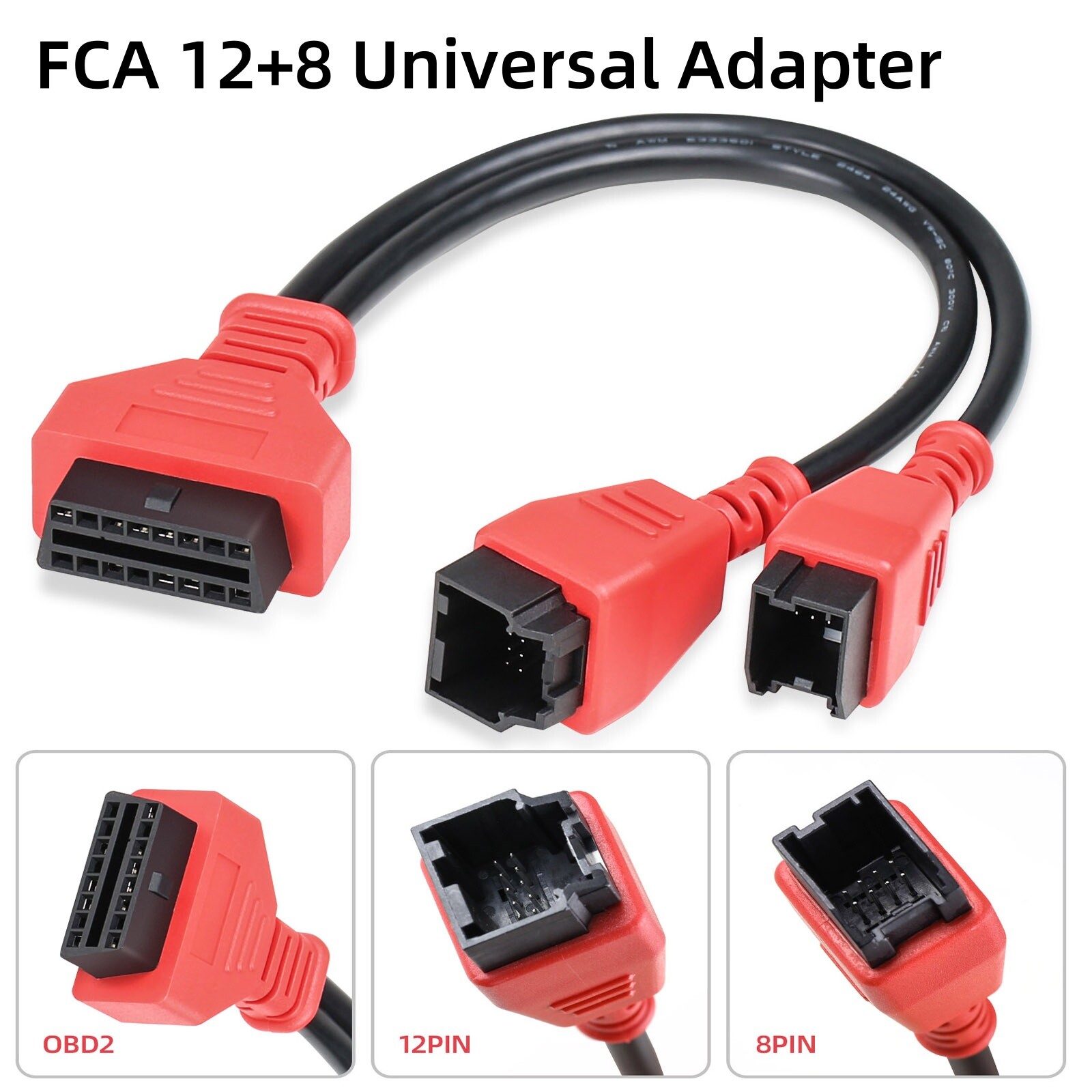 FCA 12+8 Cable For Chrysler Universal Adapter Cable Diagnostic Adapter USA