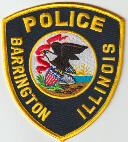 Barrington IL Police obsolete patch shipped from Australia