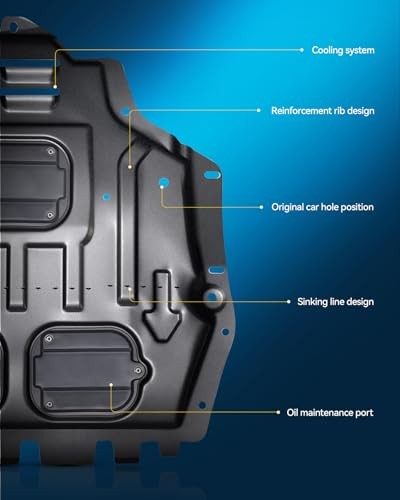 Front Lower Engine Splash Shield Under Cover Compatible with 2016 KI1228157