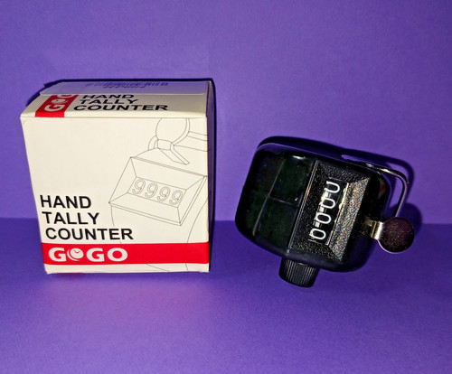4 DIGIT Hand Tally Counter RED BLUE BLACK - PICK & CHOOSE