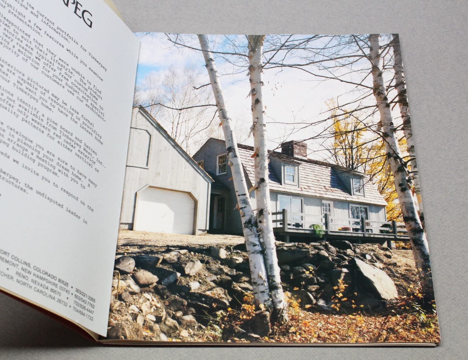 Timberpeg Homes 1980s Catalog / Design Portfolio