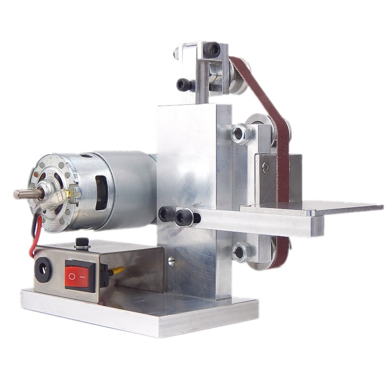110V-220V Belt Sander Polishing Grinding Machine + Controller + 10 Abrasive Belt