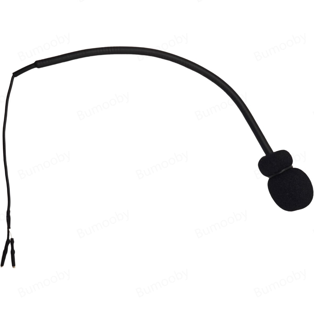 150 Ohms Miniature Dynamic Noise Cancelling Microphone with Flexible Boom
