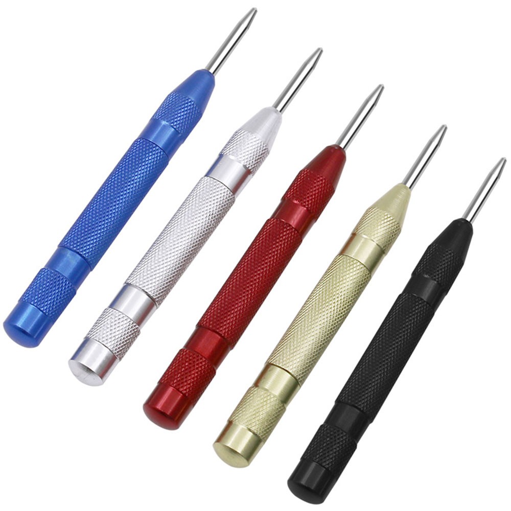 Automatic Centre Punch Adjustable Spring Loaded Metal Drill TooL