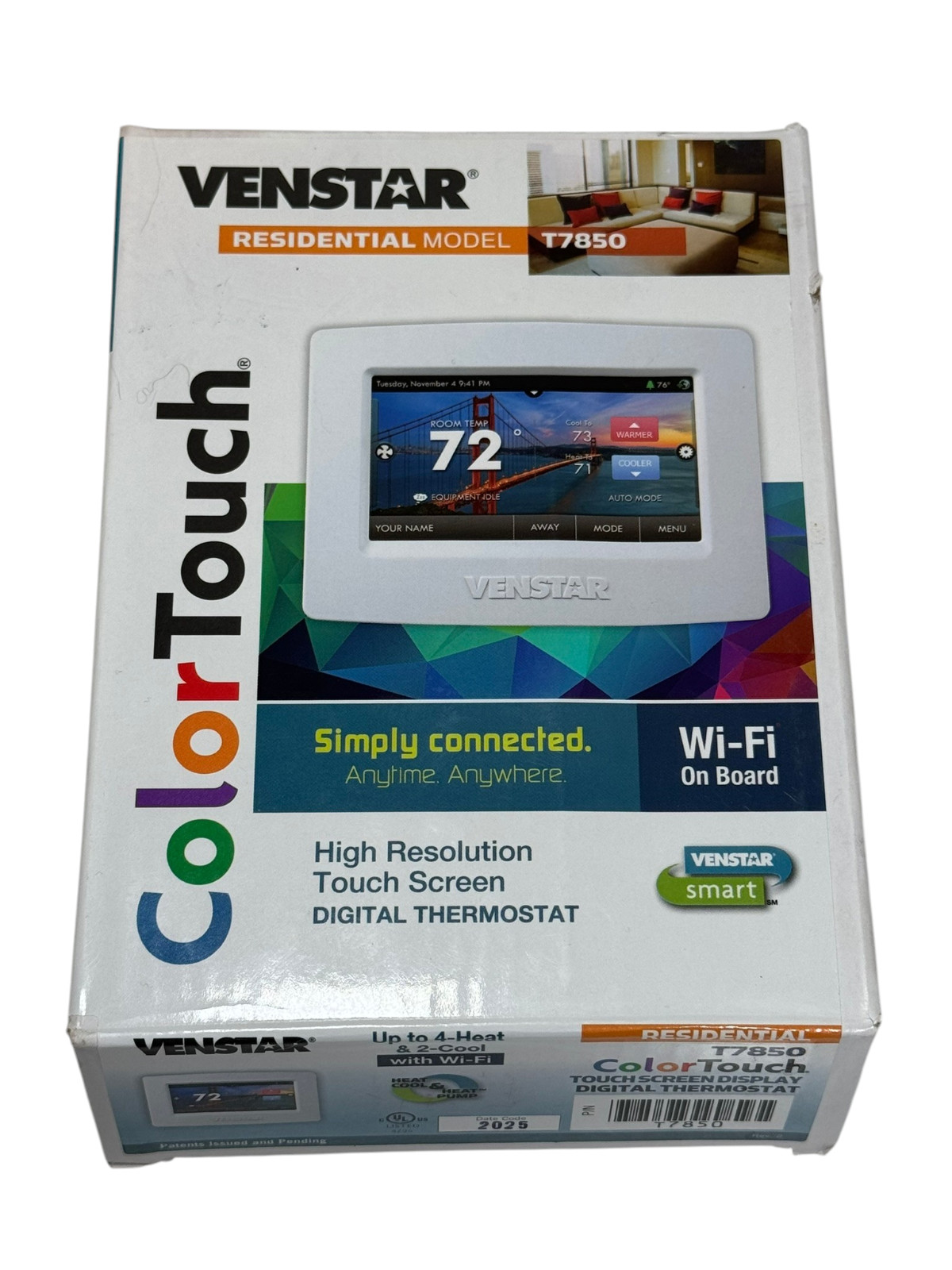 Open Box Venstar T7850 Colortouch Programmable Thermostat