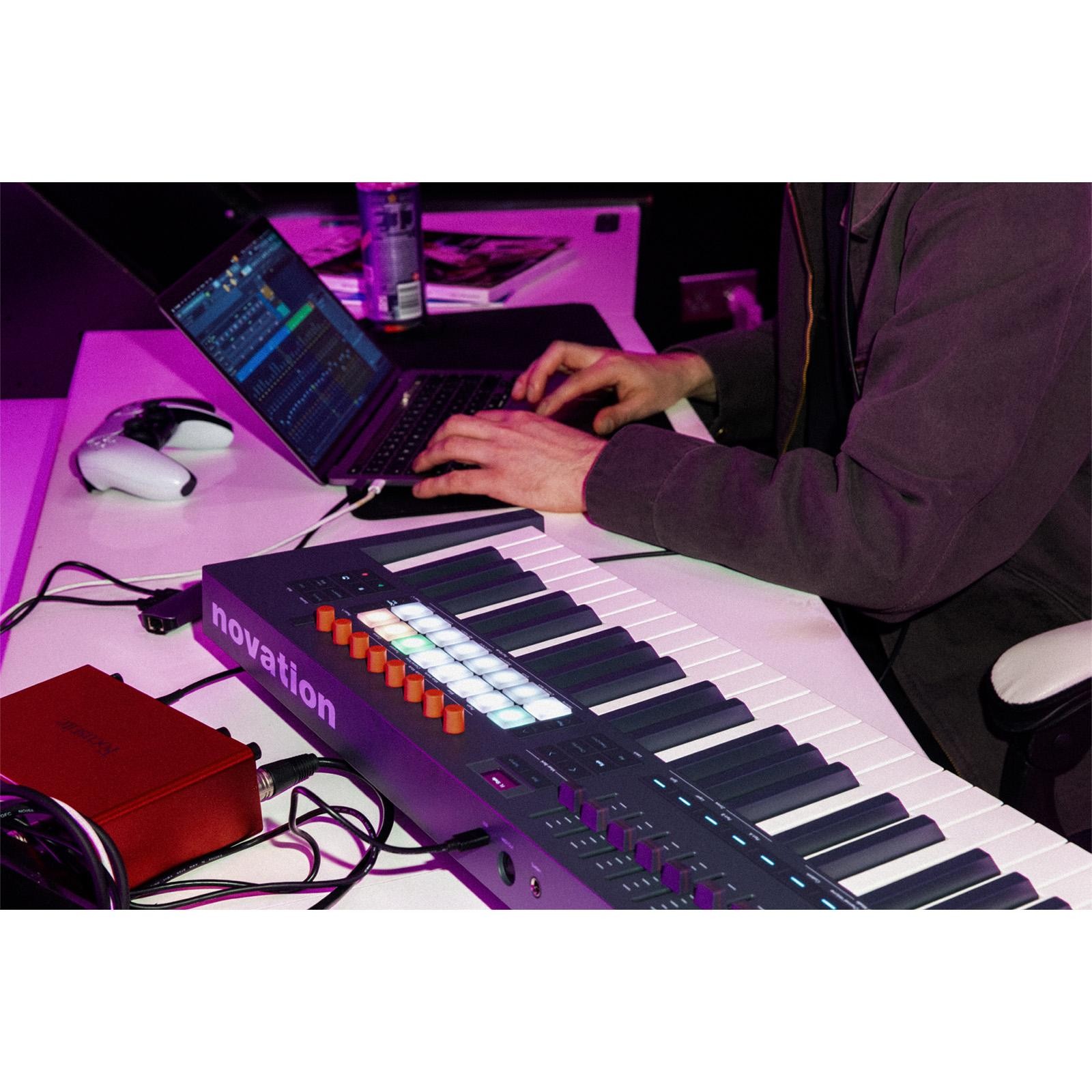 Novation FLkey 2 49 MIDI Keyboard Controller with Headphones Package