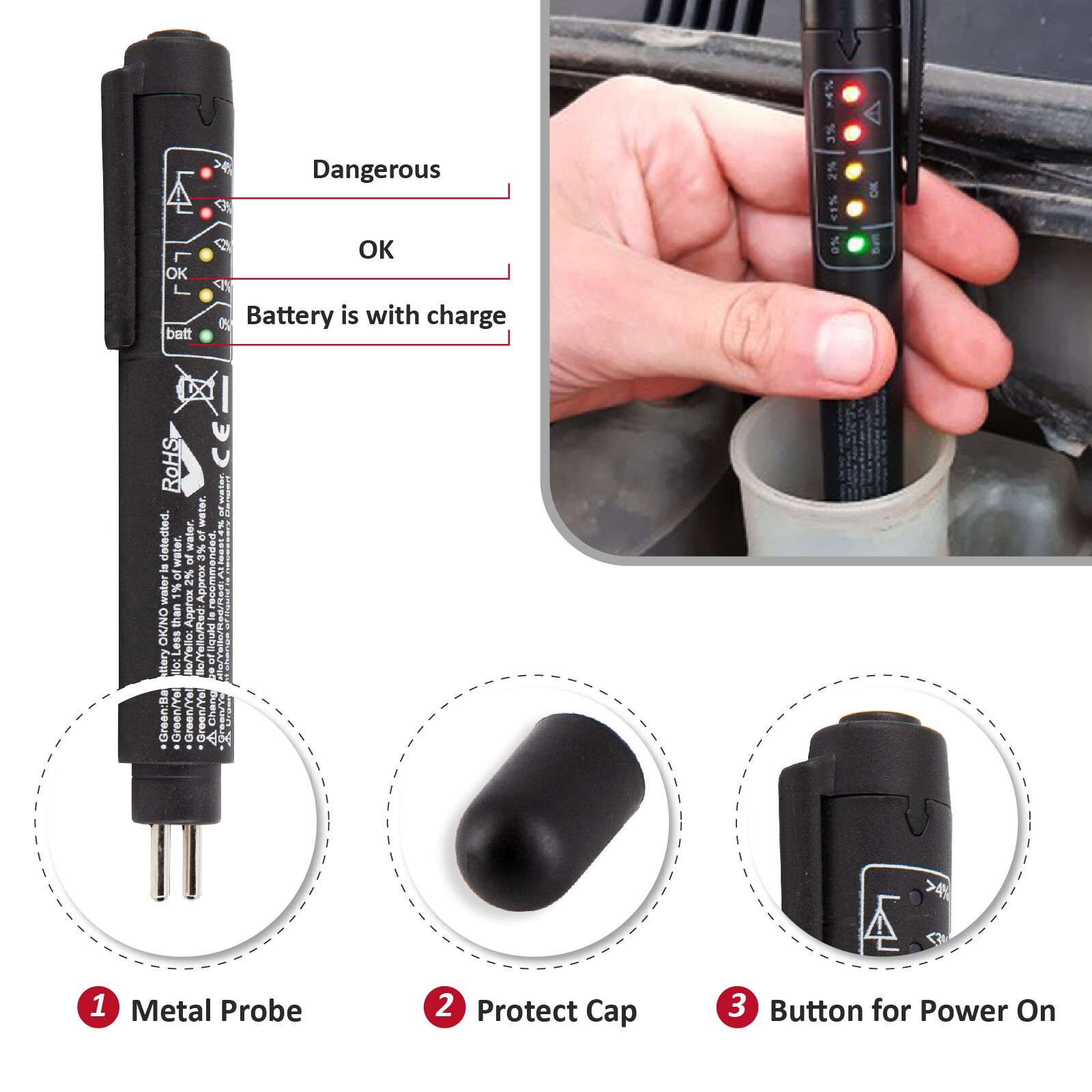 Deutsch Pin Extractor Tool Car Terminal Removal Kit Wire Connector Release