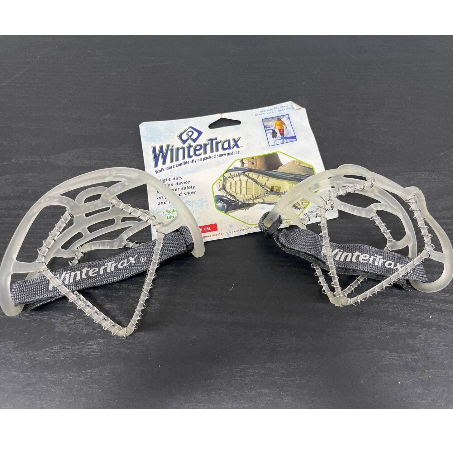WinterTrax by Yaktrax Spikeless Traction Ice Shoe - One Size women 6 to men 12