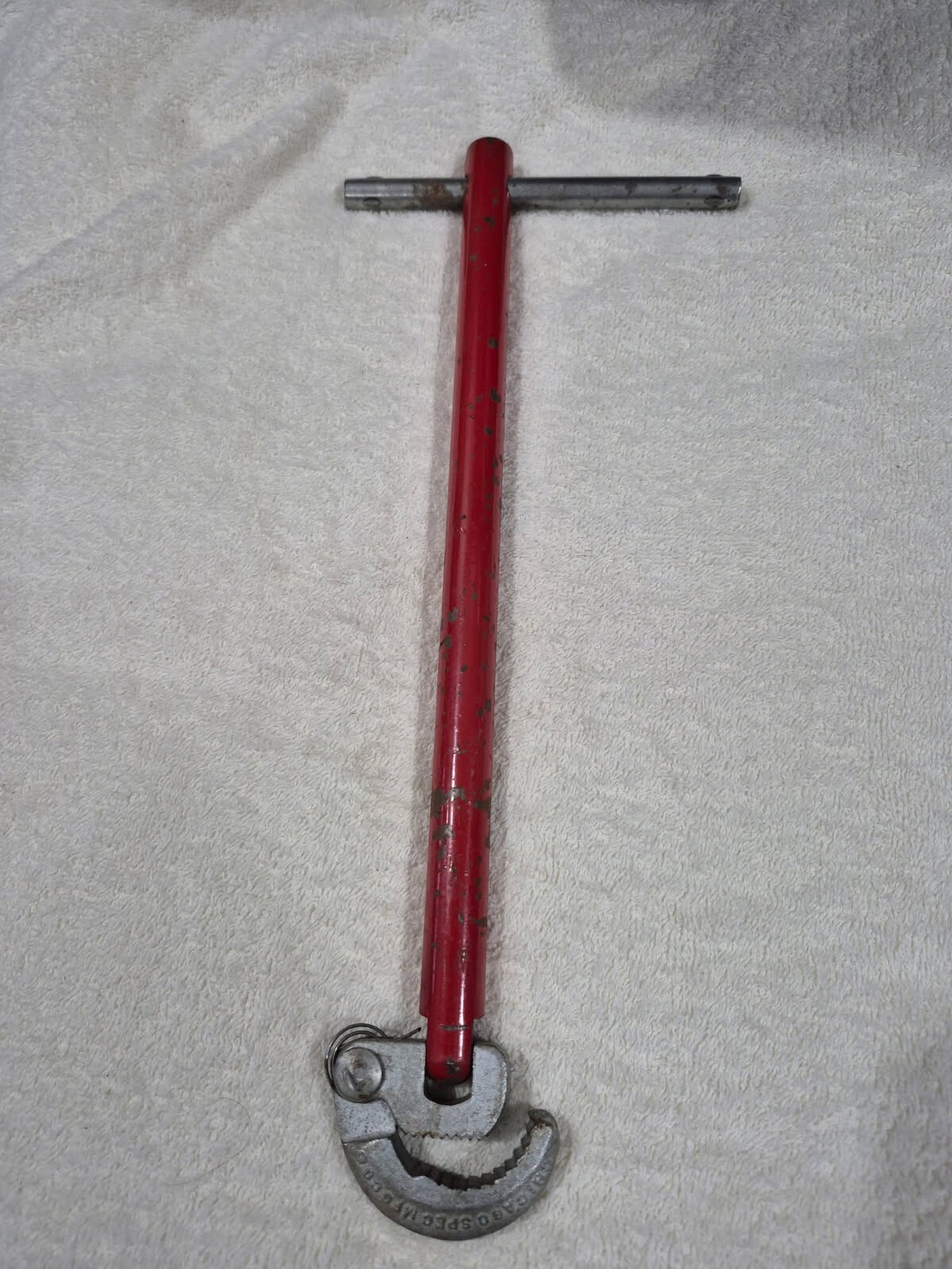 Vintage Speedy Basin Wrench Chicago Specialty Manufacturing 11” Handle Made USA