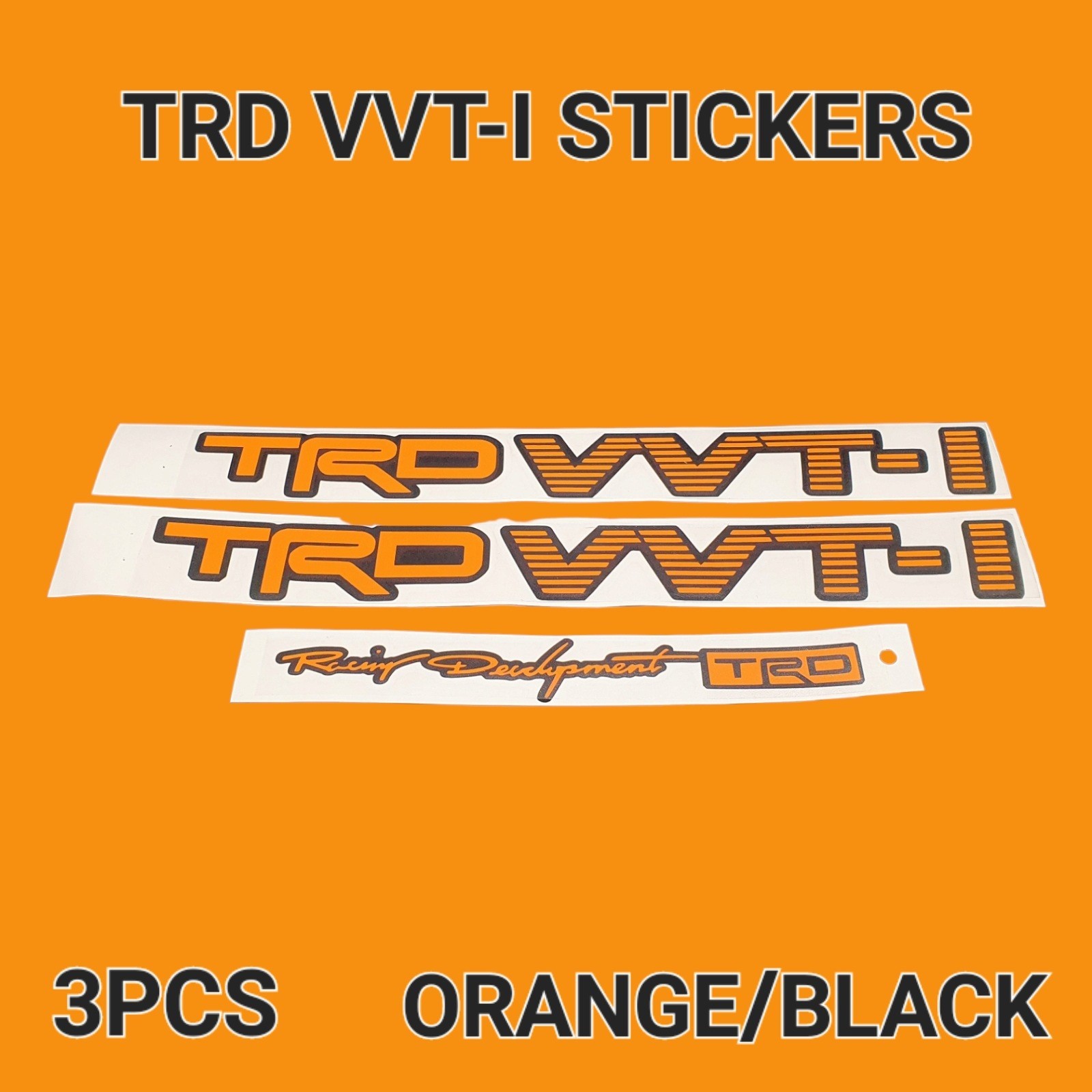 TRD VVTI Sticker Decal JDM 3Pcs