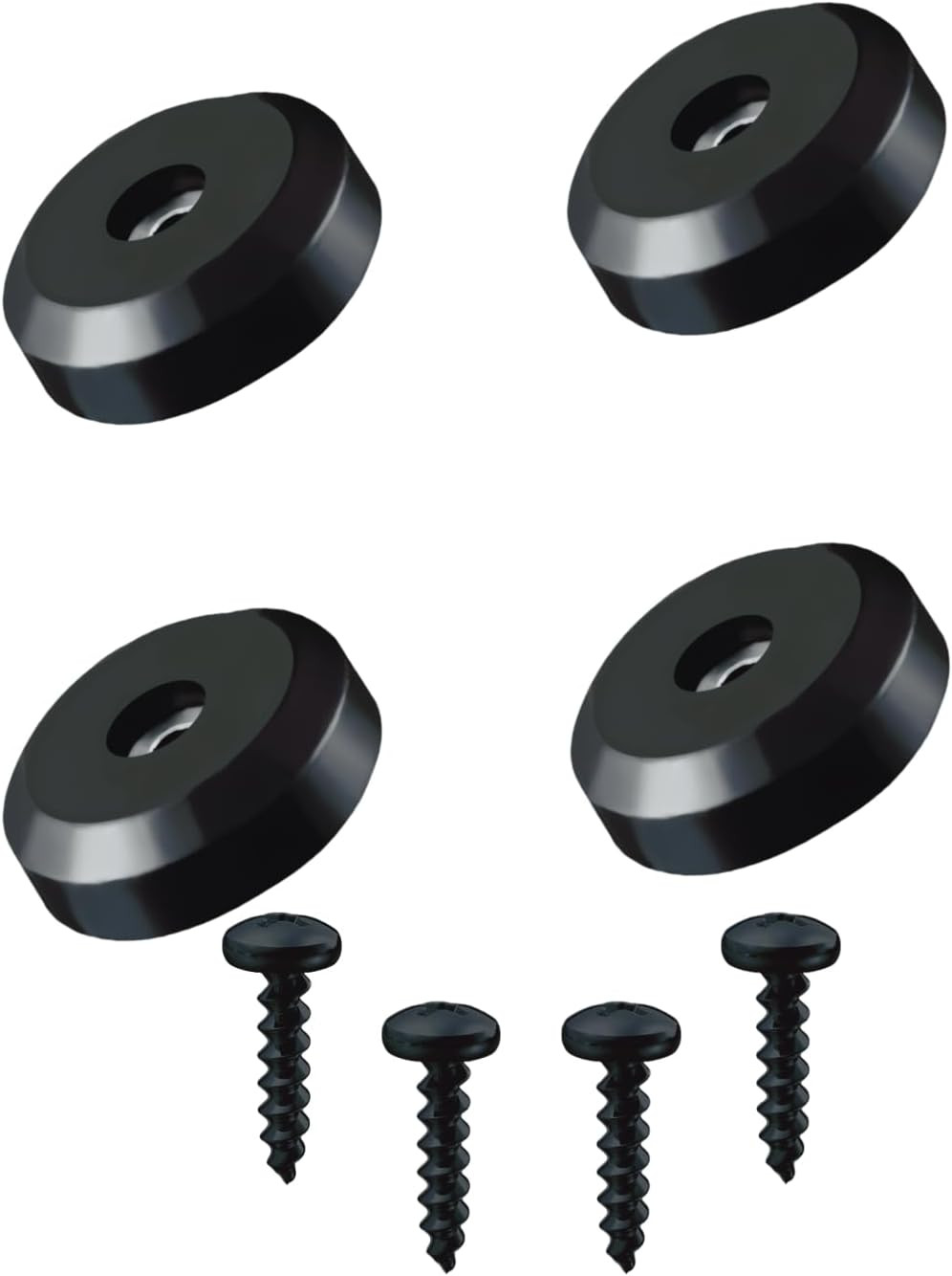 Vibration Isolation Feet, 4 Pack, Silicone Rubber Pads | for Speaker Subwoofer