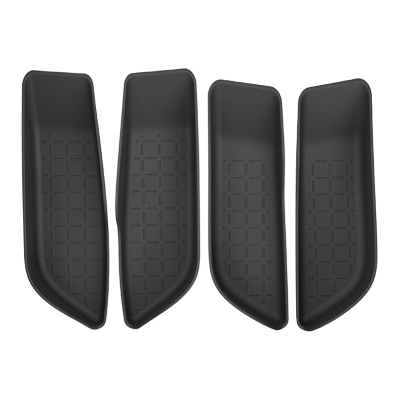Vehicle Door Box Set, Black Flexible Tray for Wildlander Daily Cards Coins Carry