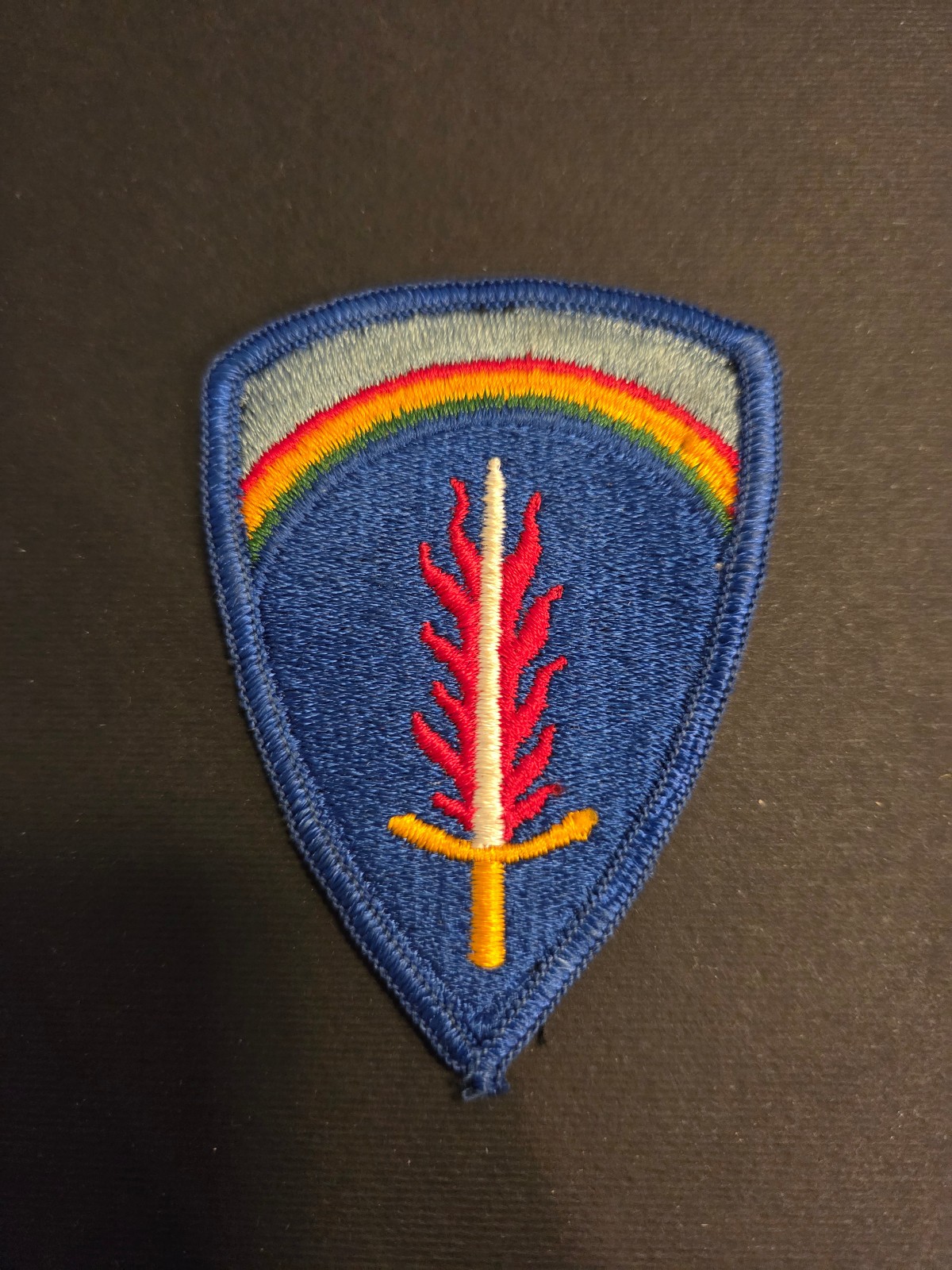 US Army Europe SSI patch full color merrowed edge