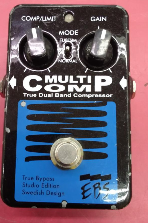 EBS MultiComp True Dual Band Compressor Bass Effect Pedal good condition JP USED