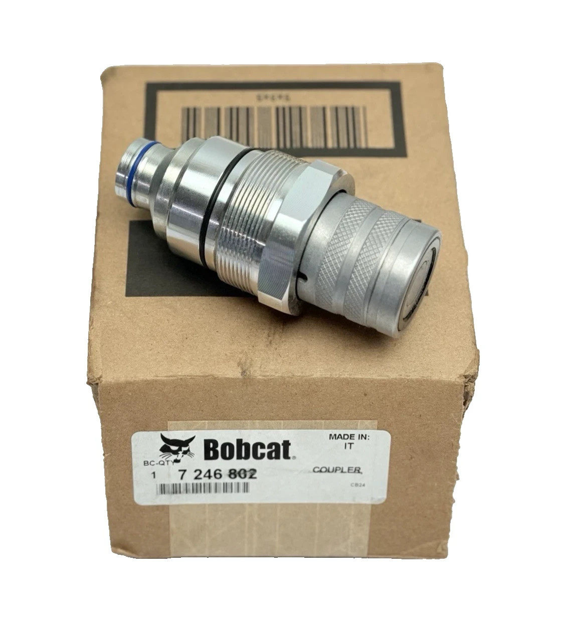 BOBCAT 7246802  FEMALE FLAT FACE COUPLER ASSEMBLY REPLACEMENT, 7-246-802