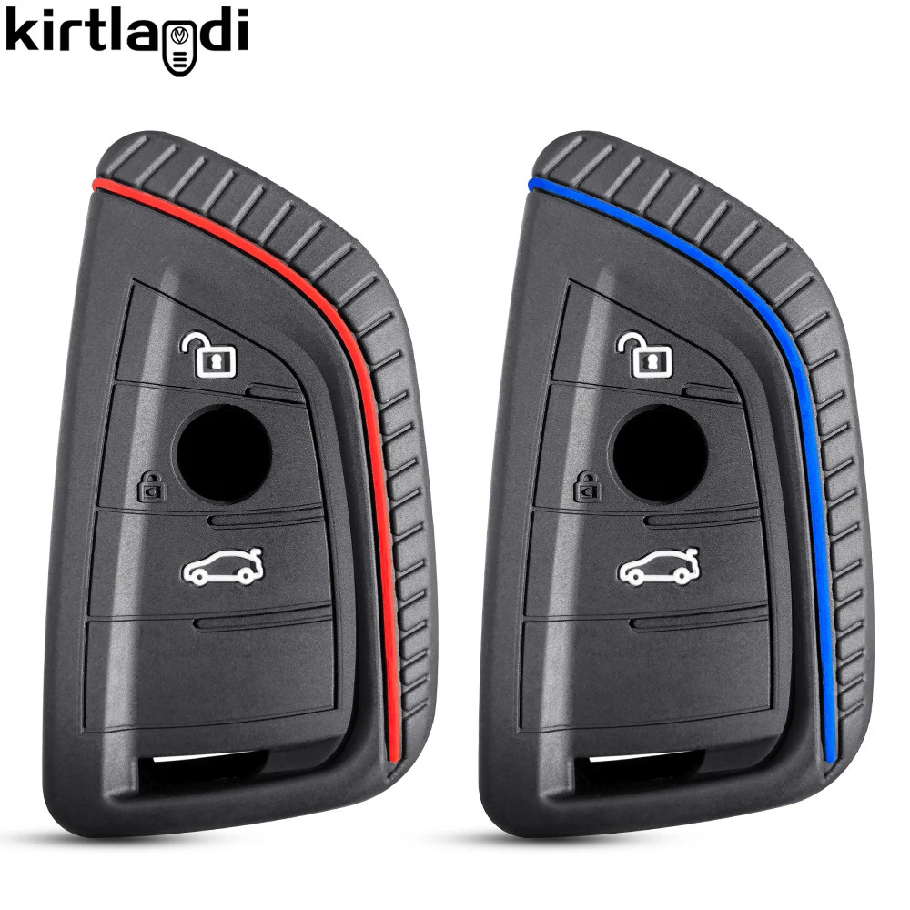 Silicone Car Key Case Cover w/ Keychain for F10 F20 F30 G20